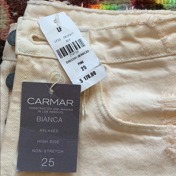 CARMAR Bianca high-rise denim shorts 🍑 — size 25 - Picture 3 of 3